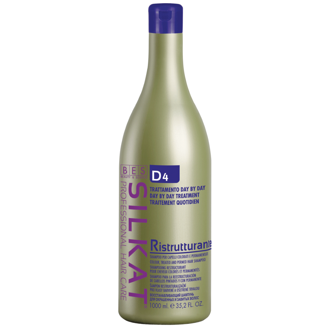 Silkat D4 sampon sérült, igénybevett hajra 1000 ml