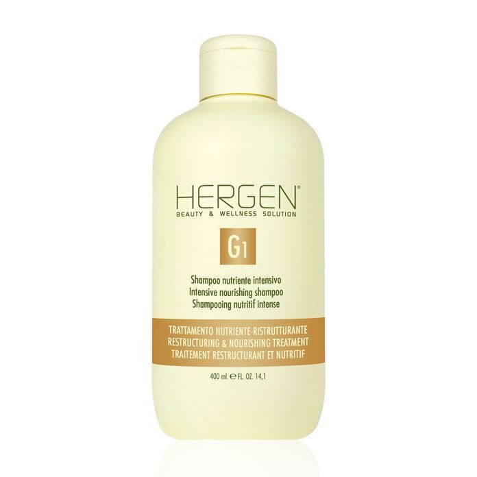 Hergen G1 újjáépítő, tápláló sampon 400 ml