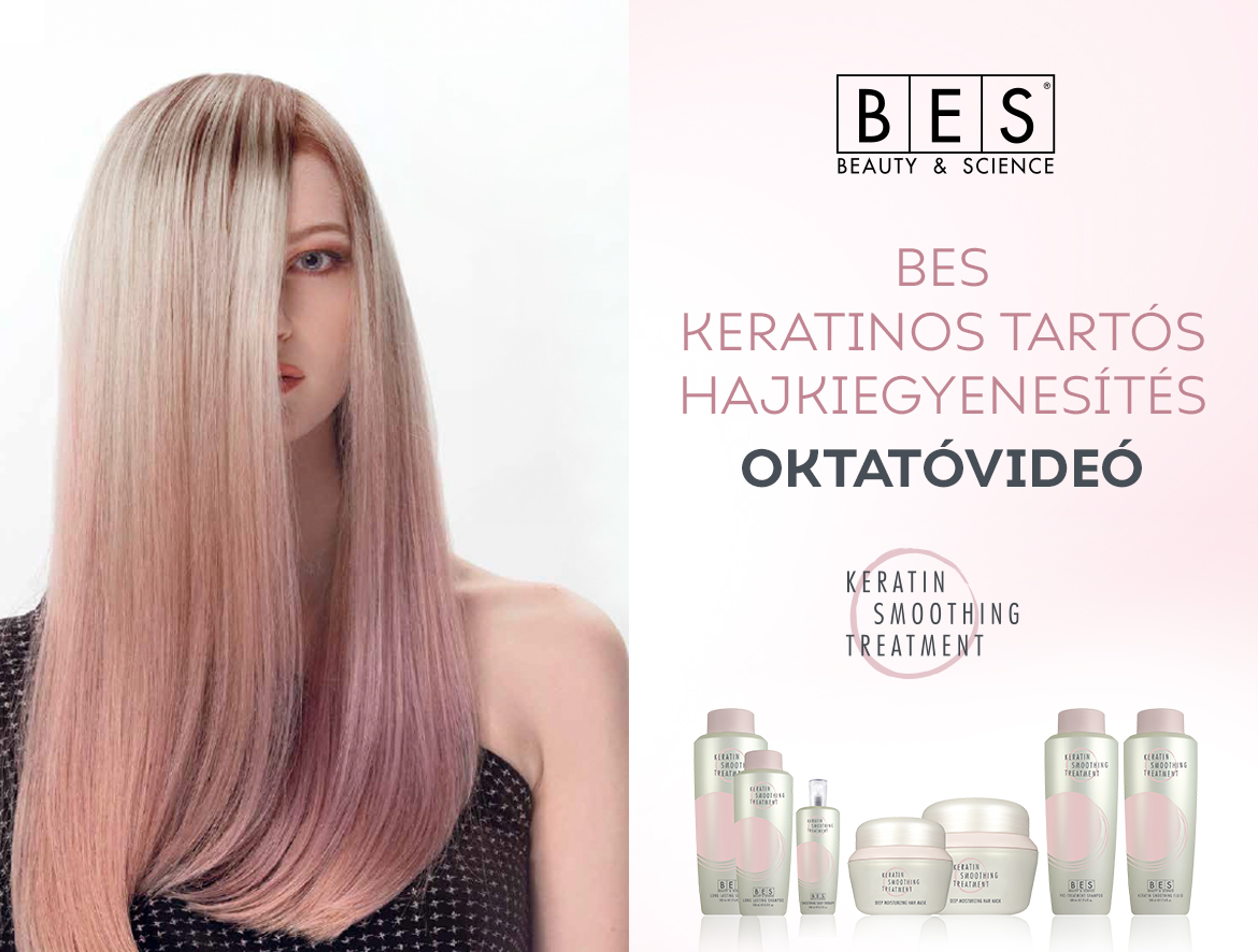 Keratinos tartós hajkiegyenesítés – OKTATÓVIDEÓVAL!
