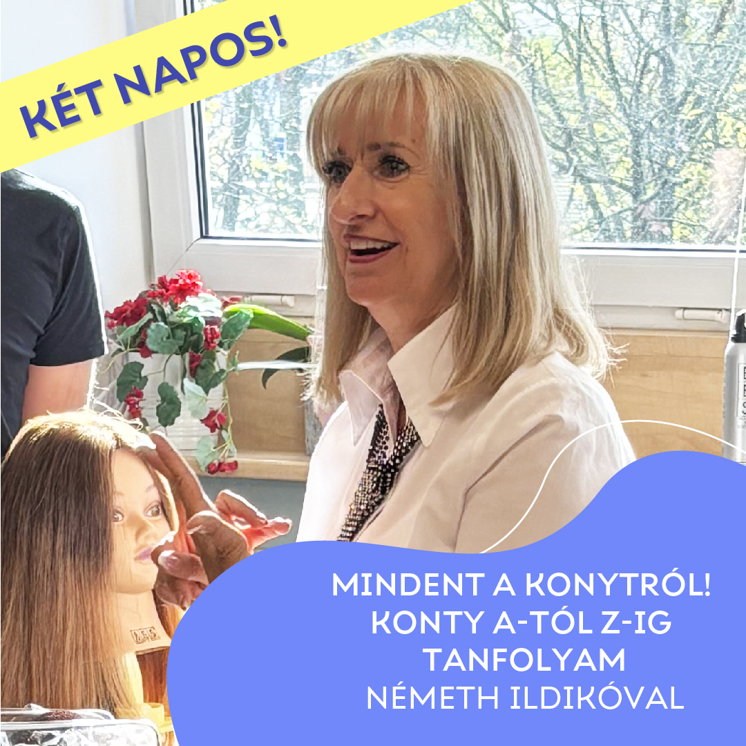 Tanulj meg kontyozni Németh Ildikótól!
