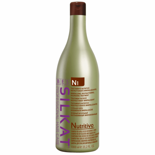 Silkat Nutritivo sampon száraz, töredezett hajra 1000 ml