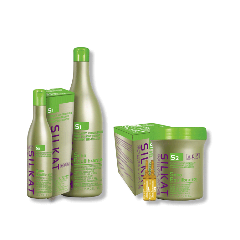Silkat Sebo Equlibrante sampon zsíros hajra 300 ml - Image 2