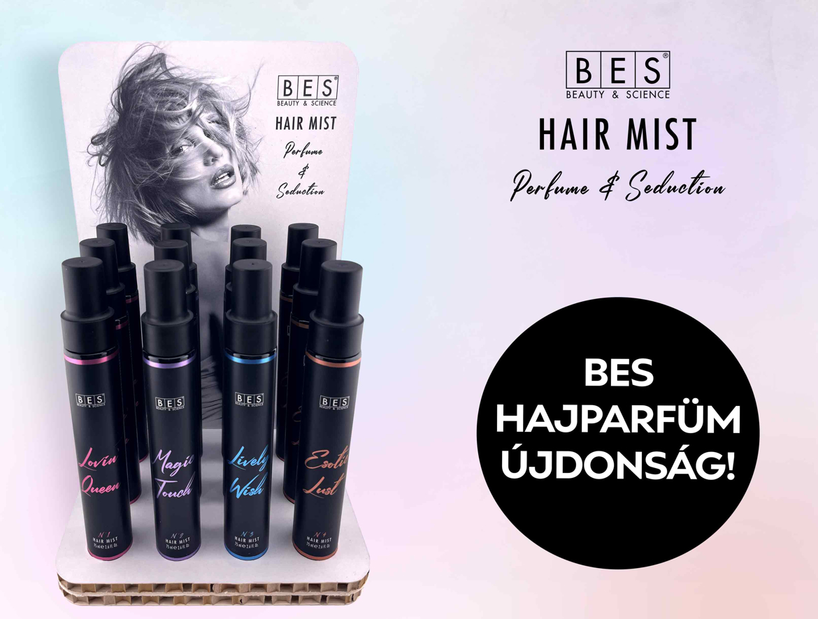 Itt a BES újdonsága: a Hair Mist Hajparfüm!
