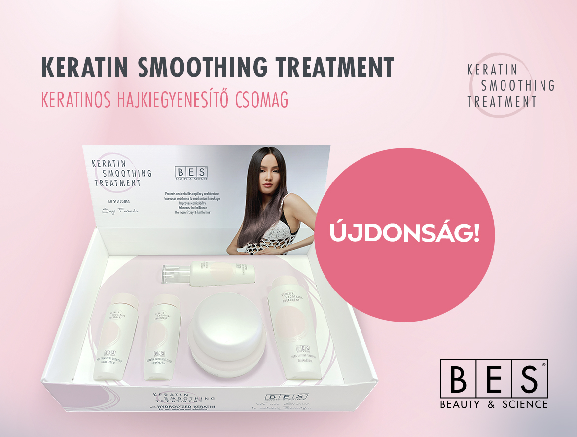 ÚJDONSÁG – BES KST Keratinos Hajkiegyenesítő Csomag!