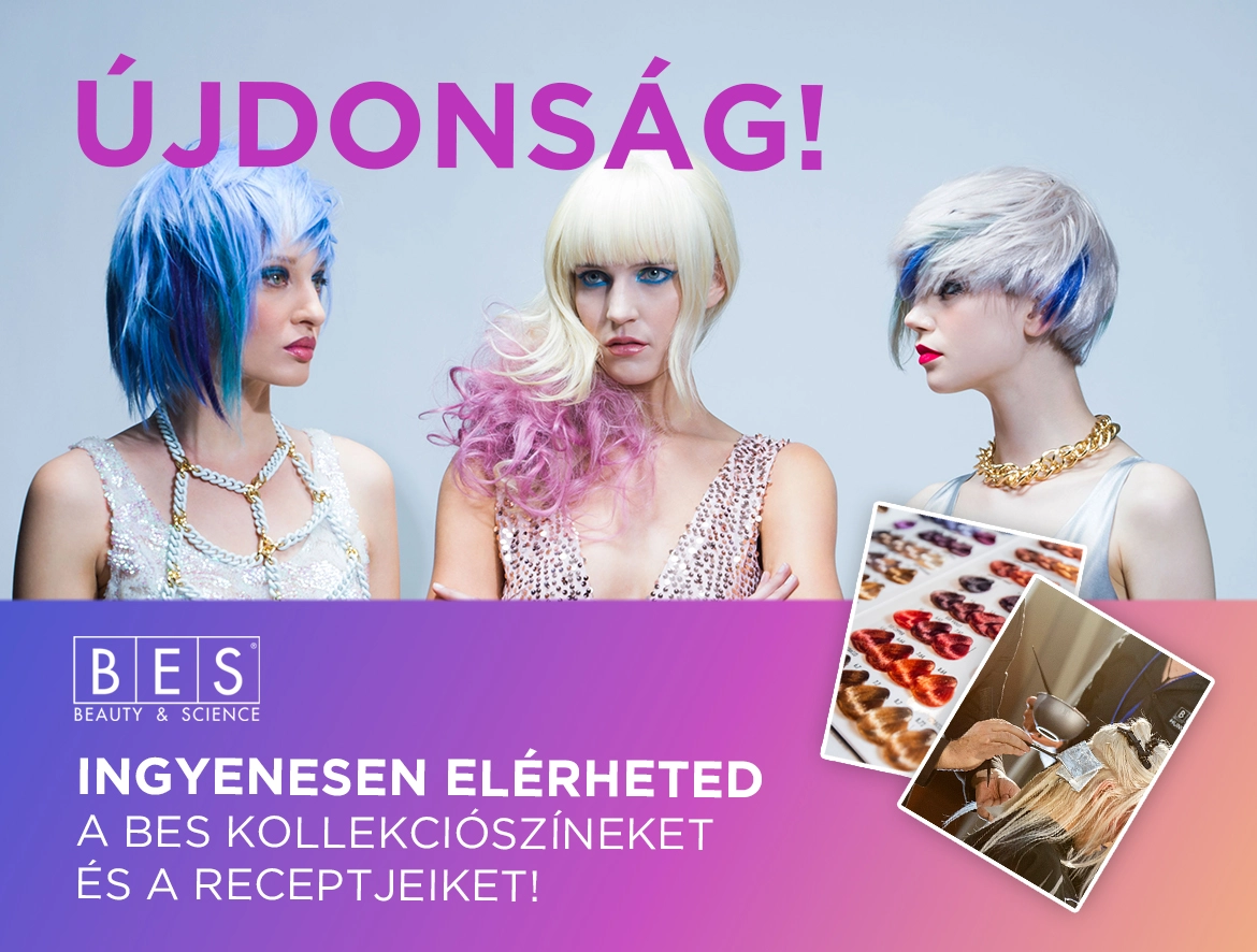 Újdonság! Ingyenesen elérheted a BES Kollekciószíneket és a receptjeiket!